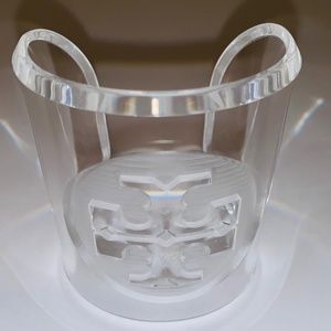 Tory Burch Lucite Logo Cuff